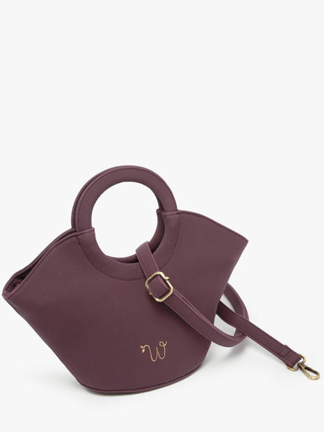 Cross Body Tas Neflier Woomen Violet neflier WNEF02 ander zicht 3
